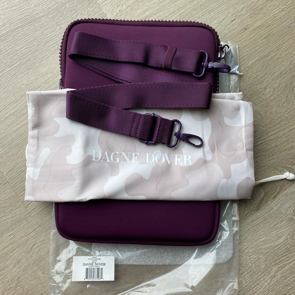 Dagne Dover 12” Eclipse Laptop Sleeve and Crossbody Strap